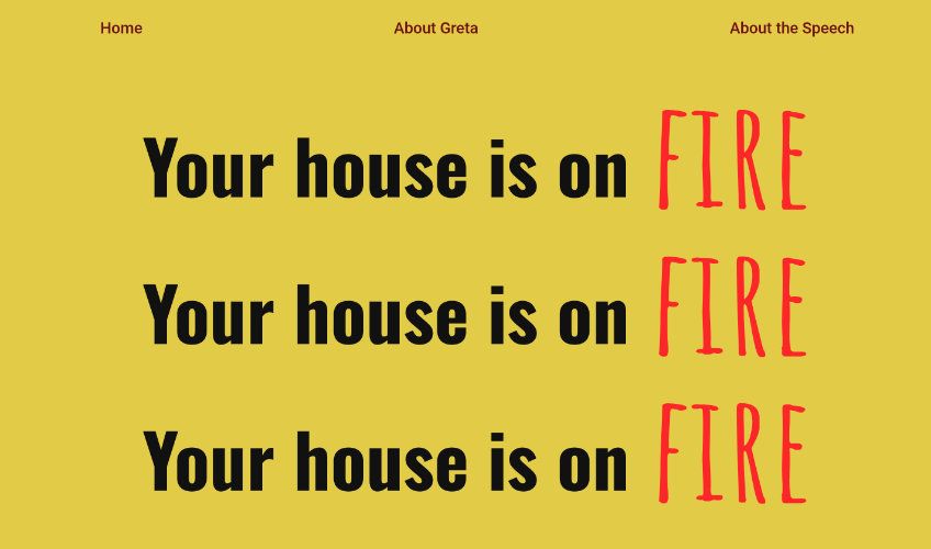 Your house is on fire